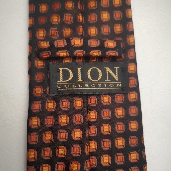Dion Collection Men's 100% Italian Silk Hand Crafted in Canada Neck Tie - Picture 2 of 6
